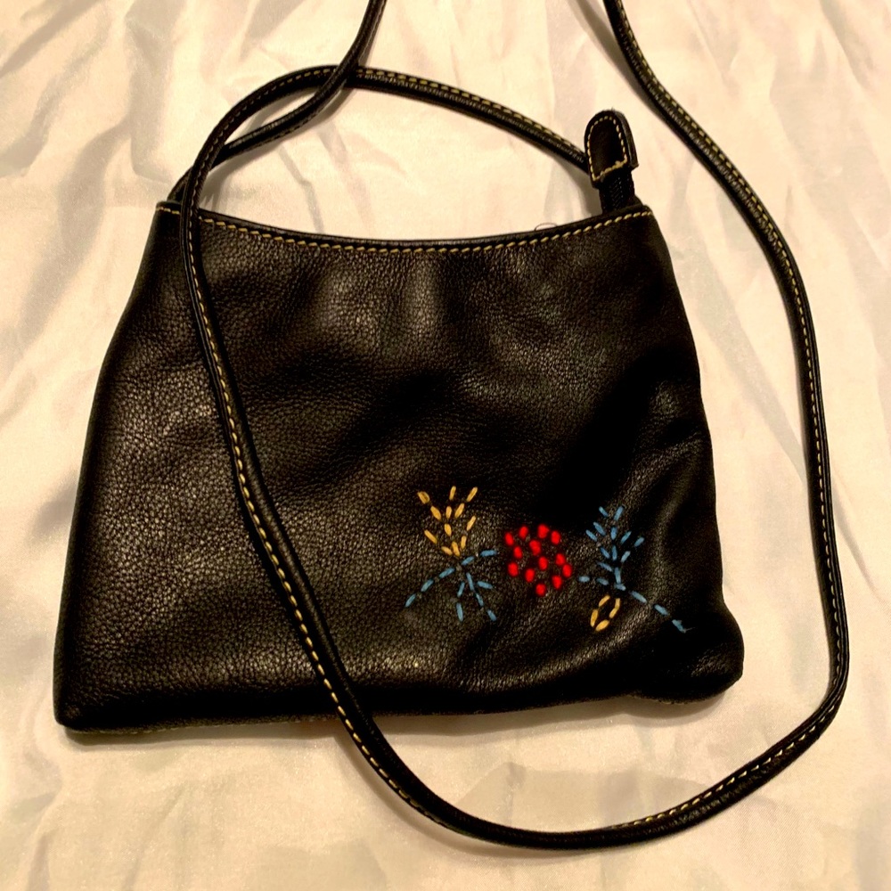 Mini Black Purse with Detail